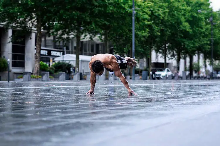 Planche on fingers